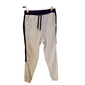 Large Gray and Black Men's Joggers